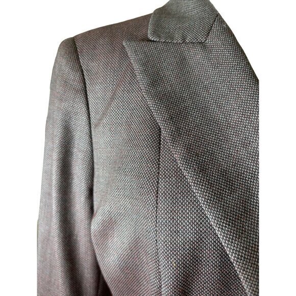 Lafayette 148 Wool Blend Career Plum Burgundy Lined Size 10 - Picture 3 of 12